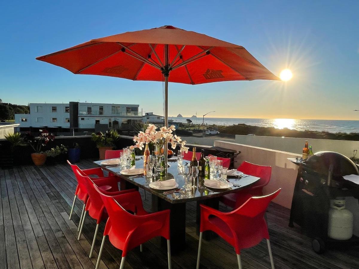 Ocean Front East End Beach House New Plymouth Bagian luar foto